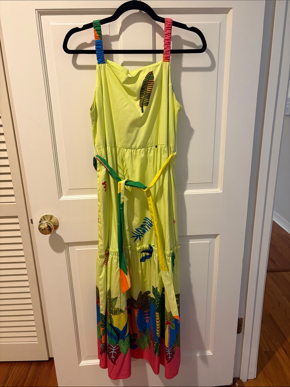 Maude Vivante Tropical 100% Cotton Dress Large